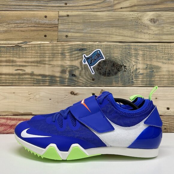Nike Pole Vault Elite Jumping Athletic Track & Field Spikes Men’s Size 12.5 Blue - Picture 3 of 12